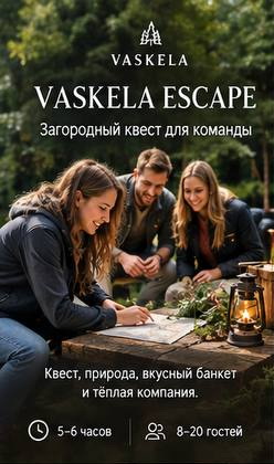 Программы тимбилдинга в Vaskela